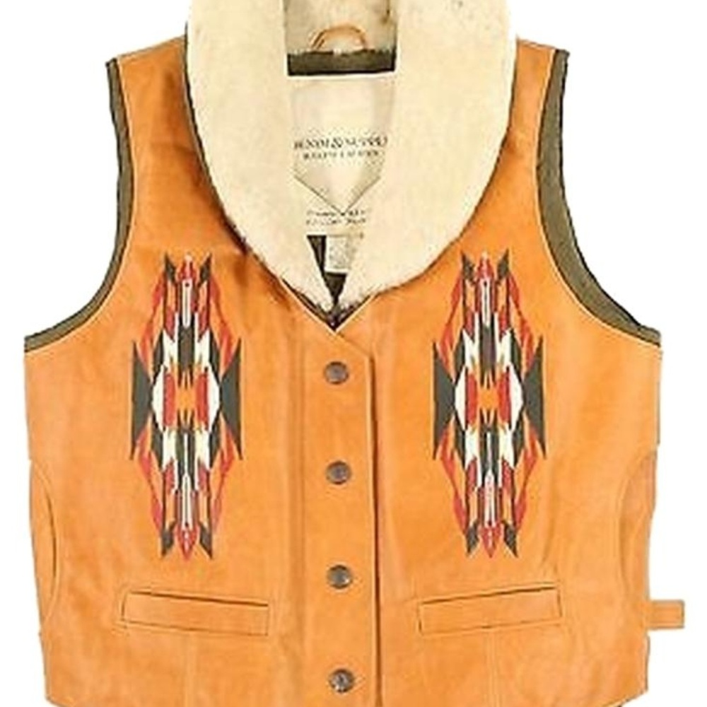 Ralph Lauren Denim and Supply  Leather Vest